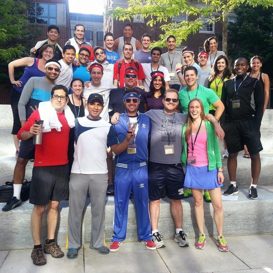 Katherine St. Onge and classmates